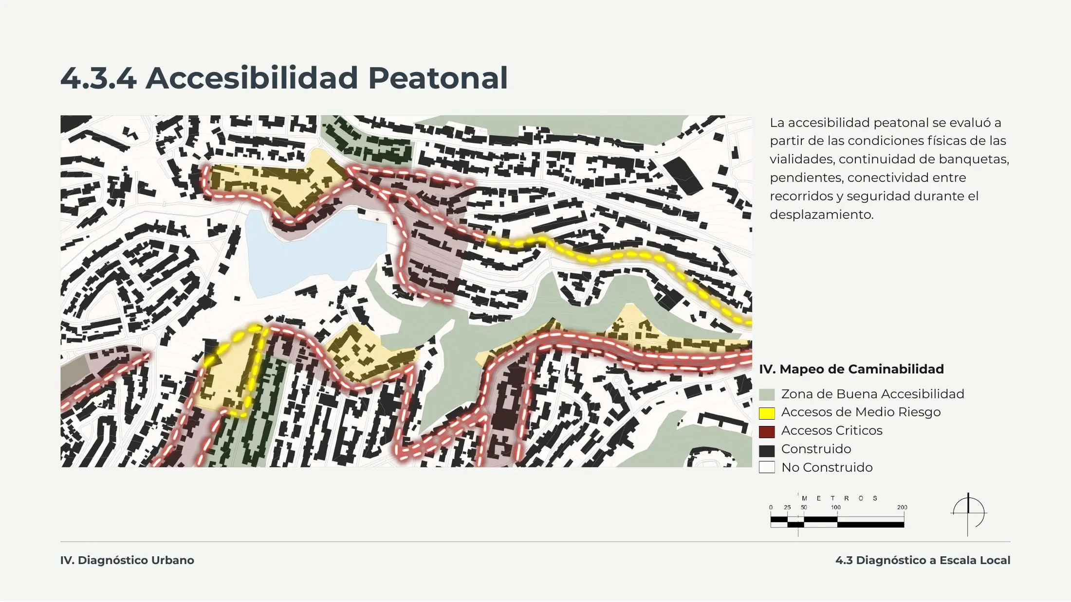 L-08 — Mapeo de caminabilidad y accesibilidad peatonal