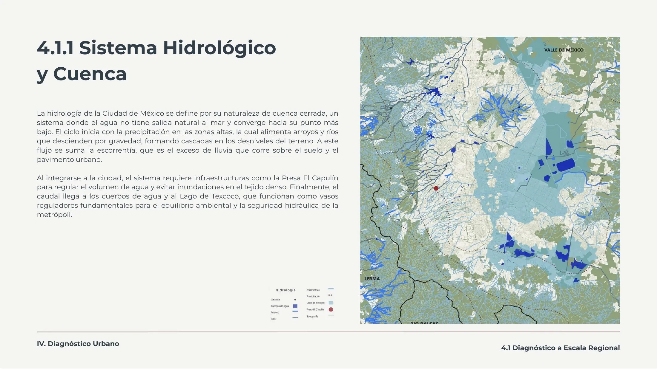 R-01 — Sistema hidrológico y cuenca cerrada del Valle de México