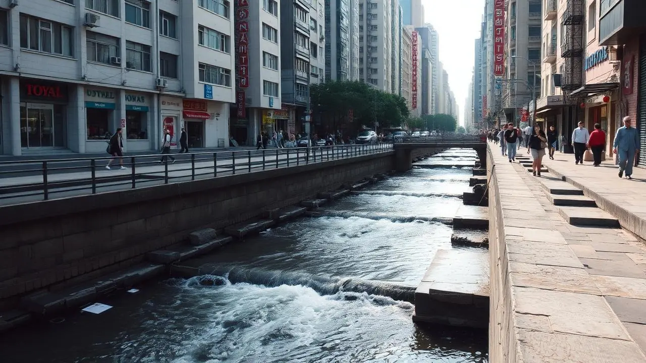Cheonggyecheon — Seúl, Corea del Sur